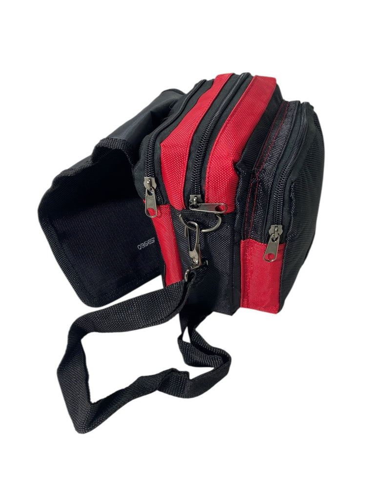 Obsessed Surf Small Unisex Travel Bag Multiple Zipped Pockets  Adjustable Strap