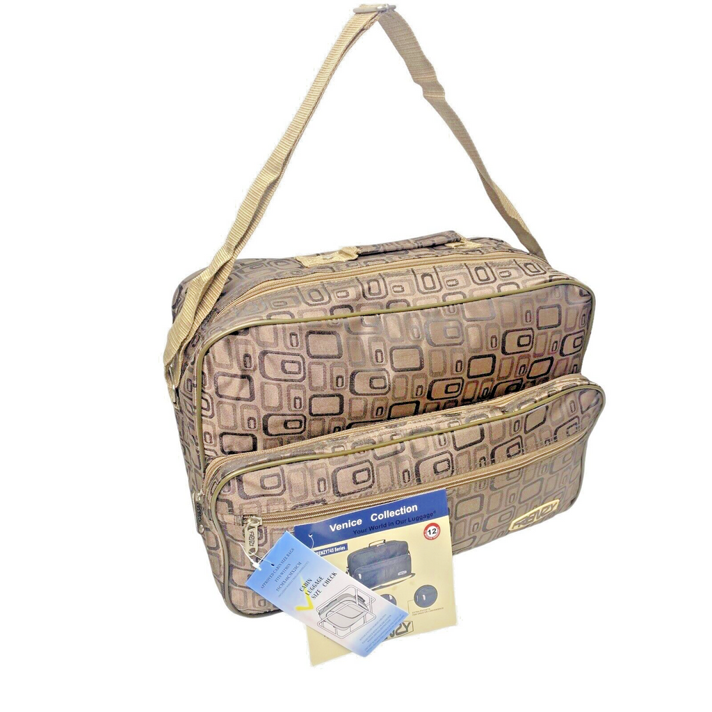 Frenzy 16" Hand Luggage Holdall Flight Bag Under Seat Work  42x29x16cm 19 Litres