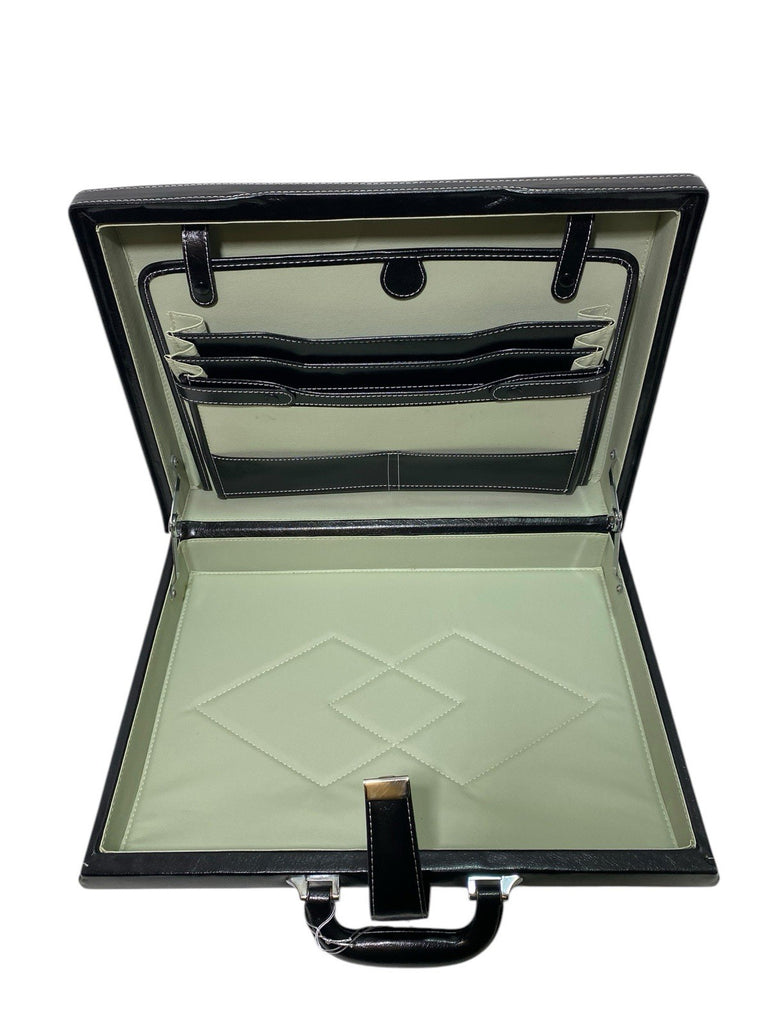 Executive PU Flight Pilot Case Business Travel Work Cabin Bag Briefcase New