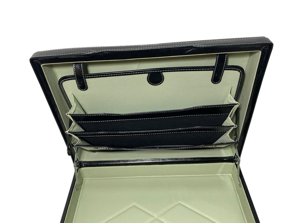 Executive PU Flight Pilot Case Business Travel Work Cabin Bag Briefcase New