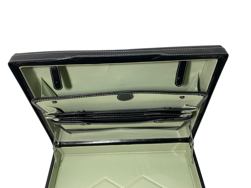 Executive PU Flight Pilot Case Business Travel Work Cabin Bag Briefcase New