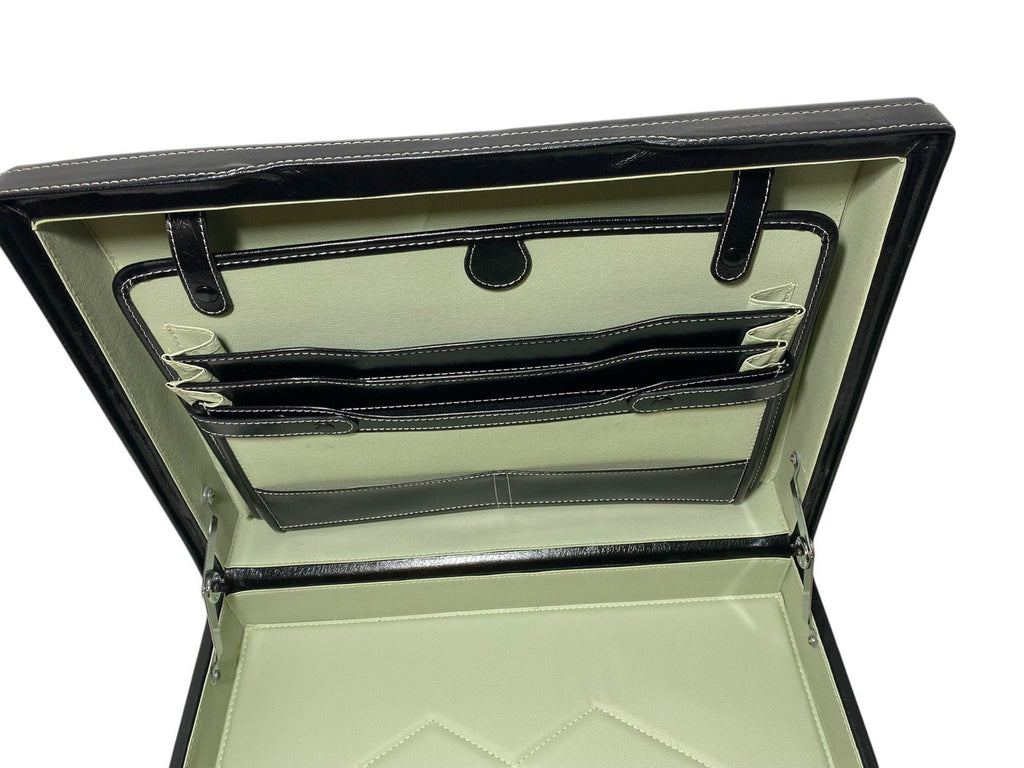 Executive PU Flight Pilot Case Business Travel Work Cabin Bag Briefcase New