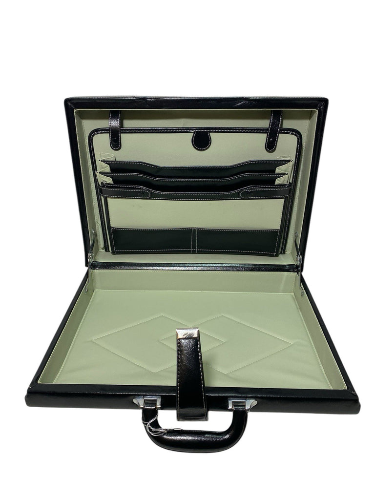 Executive PU Flight Pilot Case Business Travel Work Cabin Bag Briefcase New