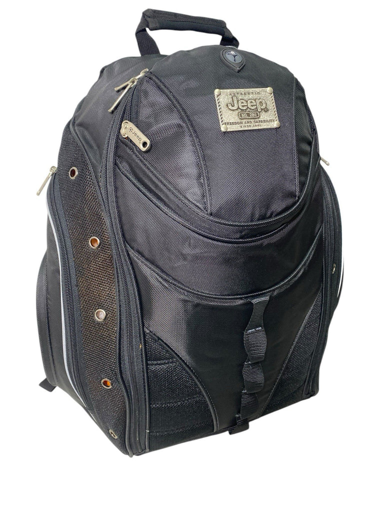 Jeep Mens Premium  16" Laptop School College Work Travel  Backpack Rucksack Bag