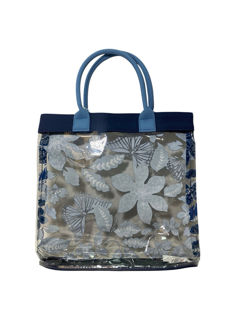 Ladies Girls Small Tote Beach Holiday Pvc Transparent Swimming Shopper Book Bag